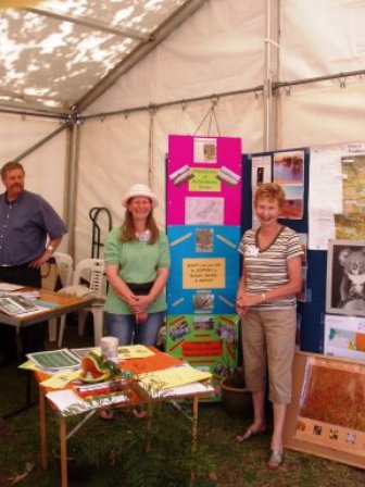 Stall at Derrijwarrah Festival Nov 2005